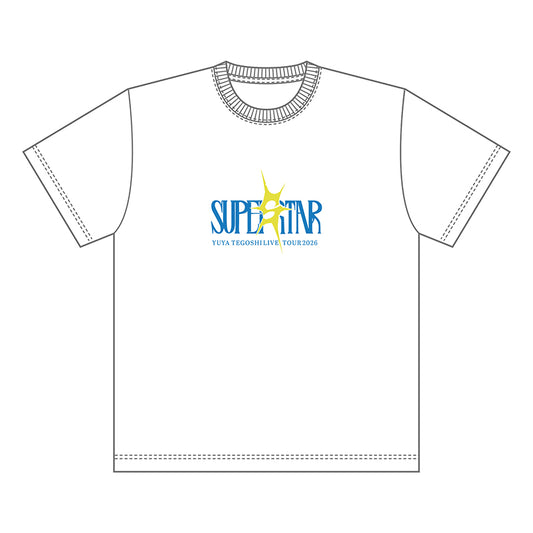 【SUPER STAR】Tシャツ(ホワイト)