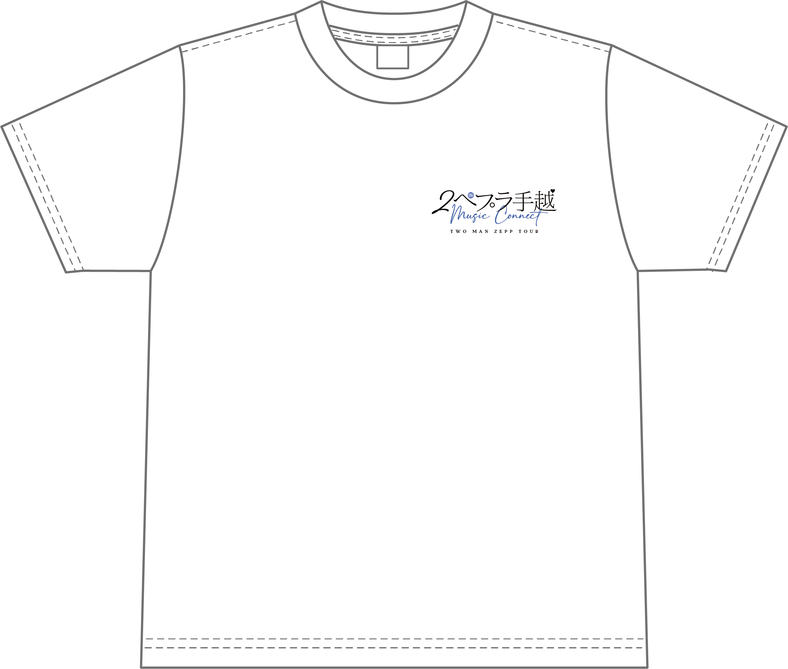 2ペプラ手越オフィシャルTシャツ【WHITE】