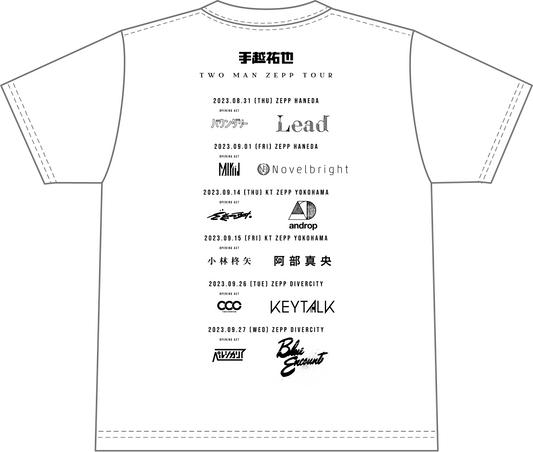 2ペプラ手越オフィシャルTシャツ【WHITE】
