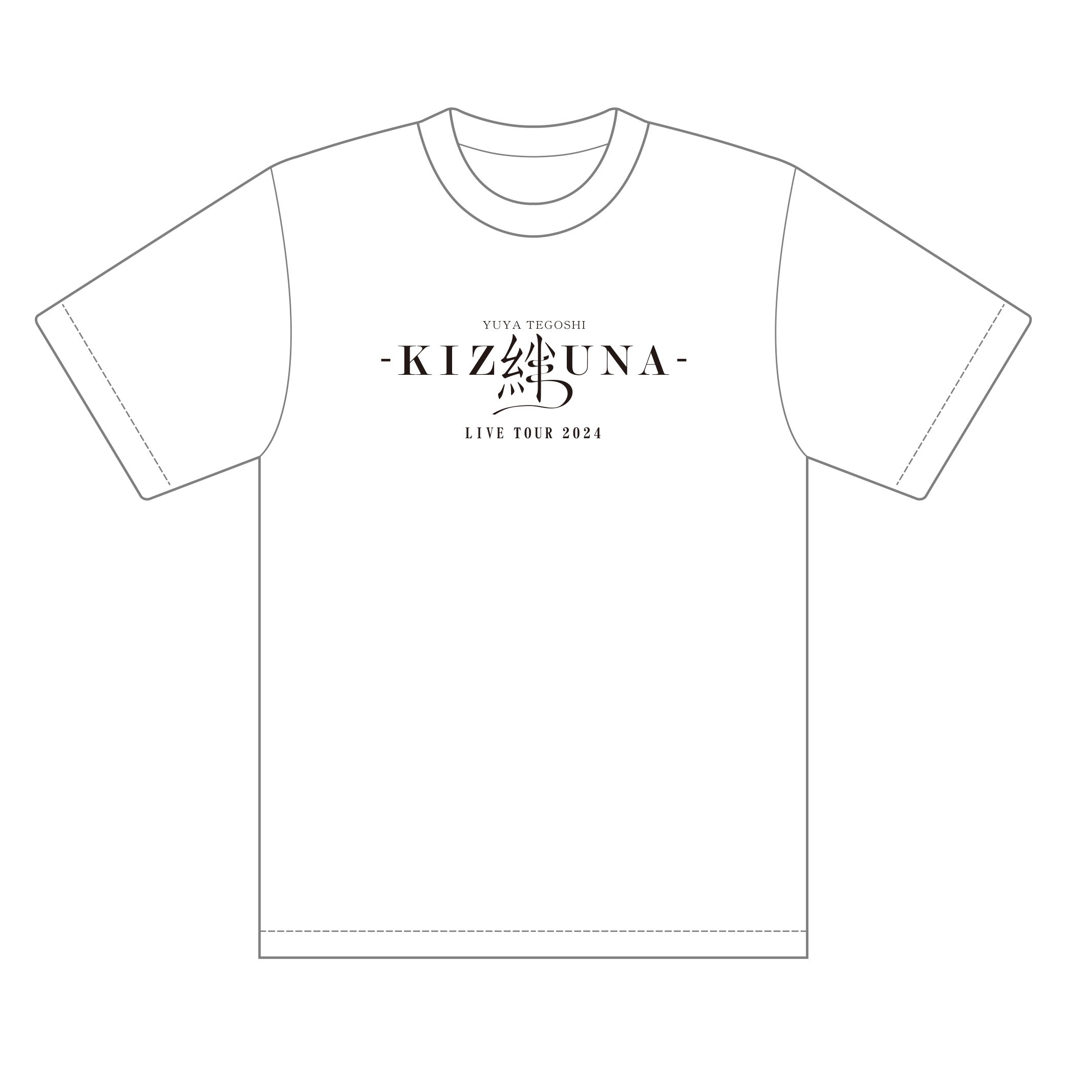 【絆 -KIZUNA-】Tシャツ [ホワイト]