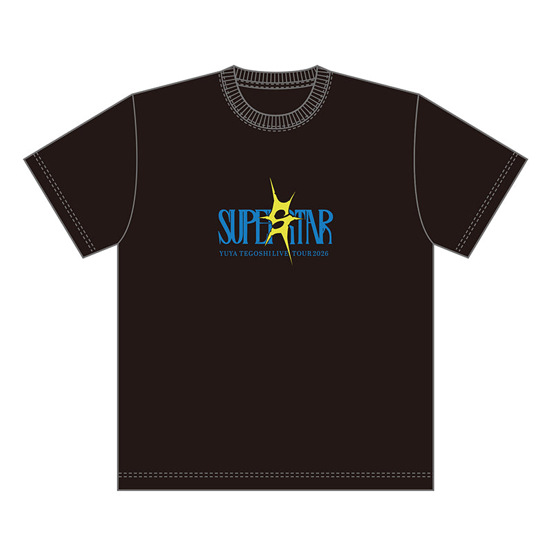 【SUPER STAR】Tシャツ（ブラック）
