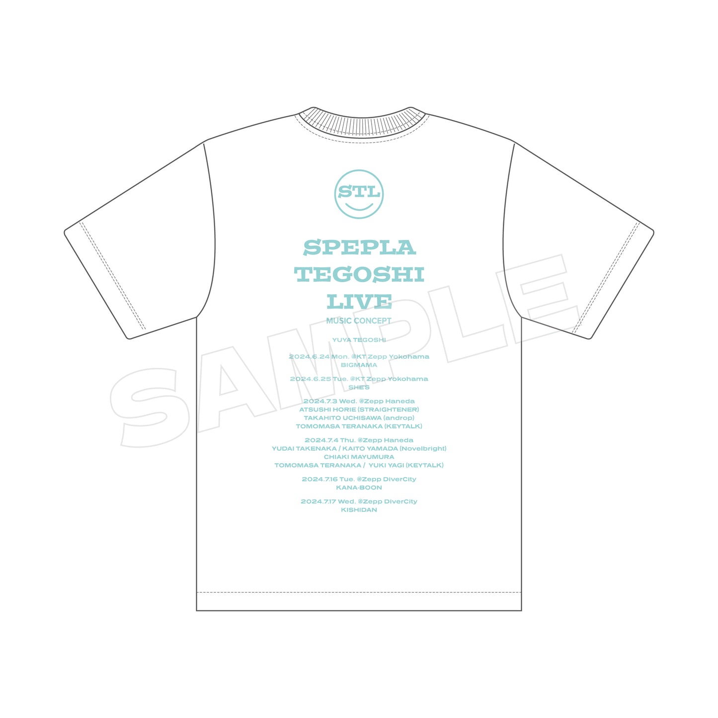 【スぺプラ手越】オフィシャルTシャツ [ホワイト]